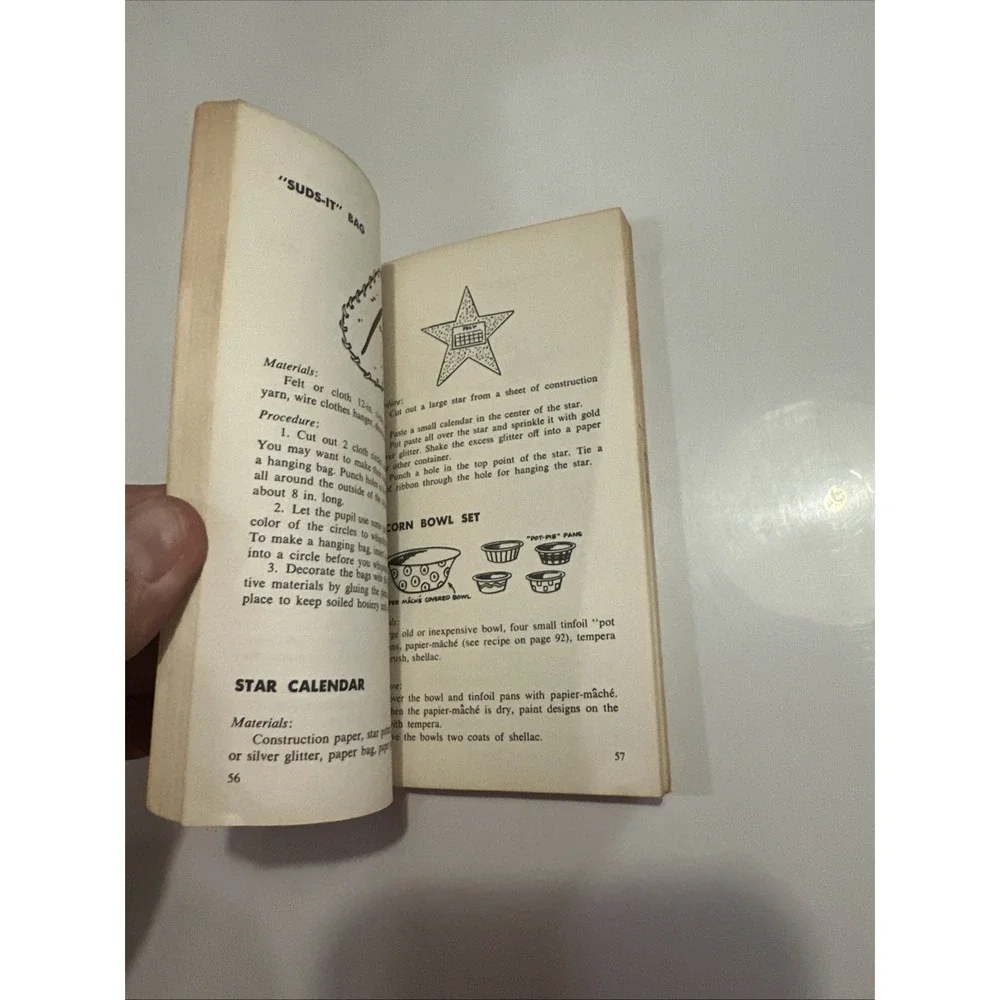 Vintage 1975, Pre-School Pocket Book Of Crafts,‎ Patricia Shely